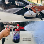 Bear Force High Pressure Washer Gun 3000 PSI Max, Color Painted Power Washer Short Gun M22-ID14mm with 1/4” Quick Connector & 5 Spray Nozzles, Car Wash, Car Cleaning, Car Care Detailing - Image 2