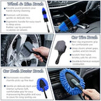 37Pcs Car Detailing Kit, Car Detailing Brush Set, Car Wash Cleaning Kit, Car Detailing Brushes, Professional Car Care Kit for Interior Exterior Wheels, (Drill is NOT Included) - Image 3
