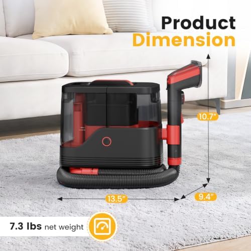 NEWBULIG Carpet and Upholstery Cleaner Machine Portable Carpet Shampooer - Image 2