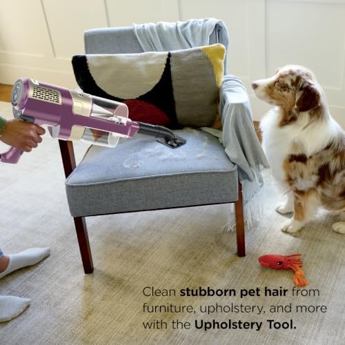 Shark PowerDetect Corded Stick Vacuum, HEPA, Pet Hair, Purple, HZ4001AMZ - Image 4