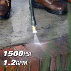 Greenworks 1500 PSI 1.2 GPM Pressure Washer (Upright Hand-Carry) PWMA Certified - Image 2