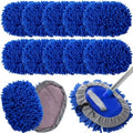 Layhit 10 Pcs Car Wash Mitt Set, Brush Not Included, Royal Blue by ShungLan