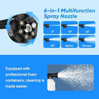 Portable Cordless Washer, Car Washer with 2 Batteries - Image 3