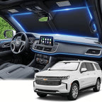 Windshield Sun Shade for Chevy/Chevrolet Suburban 2021-2024 2025 2026 Sunshade Front Window Shade Custom Fit Suburban Accessories Sun Visor Foldable Shade Blocks UV Rays Accessories by AuyNeas