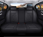 Custom Car Seat Covers Fit for Wrangler JL JK Rubicon Sahara Grand Cherokee L Cherokee Compass Renegade Gladiator Wagoneer Liberty Commander Grand Cherokee SRT (Black) - Image 3