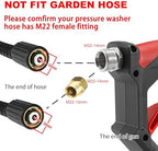 Tool Daily Short Pressure Washer Gun with Foam Cannon Dual Connector - Image 2