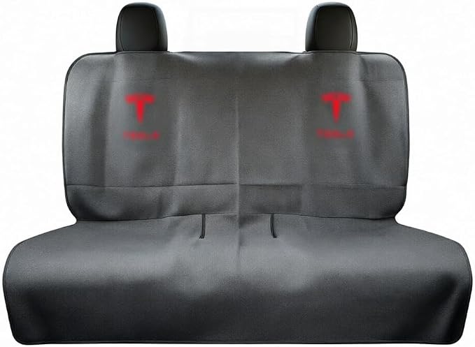 Upgraded Compatible with Tesla Seat Covers for Model 3/Y/X/S - Sweat-Resistant Back Seat Towel Cover for Kids, Pets and Dog Tesla Seat Protect Accessories by Fawyn