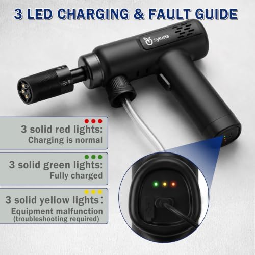 Syluris Cordless Portable Washer, Lightweight Car Cleaning Tool with 5-in-1 Nozzle, Handheld Cleaning Battery Washers for Car, Home, Patio & Garden (Black) - Image 7