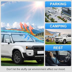 Custom Fit Windshield Sun Shade for Toyota Land Cruiser 2024-2026 - Image 6