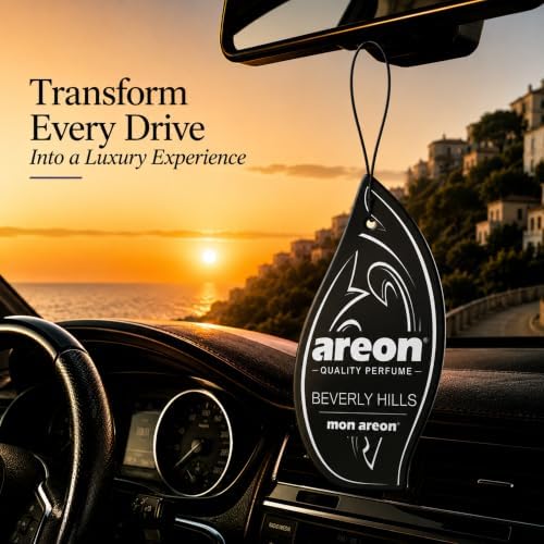 Mon Areon - Modern Classic - Hanging Car and Home Air Freshener - Beverly Hills Scent - 12 Pack - Image 2