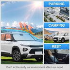 Custom Fit Windshield Sun Shade for Chevy Chevrolet Trailblazer 2021-2026 - Image 6