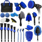26PCS Car Detailing Kit, Car Detailing Brush Set, Car Cleaning Kit, Auto Detailing Tools for Interior Exterior Wheels, Professional Car Wash Accessories with Windshield Cleaning Tool and Storage Bag by Sufdari
