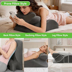 Yuanjing Extra Large Ergonomic Memory Foam Wedge Firm Pillow - Image 4