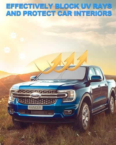 Foldable Front Windshield Sun Shade fit for Ford Ranger 2019-2026 - Image 6
