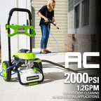Greenworks 2000 PSI (1.2 GPM) Electric Pressure Washer - Image 3