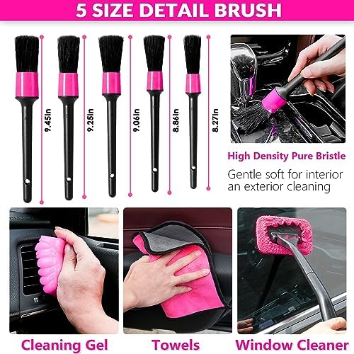 ThinkLearn Car Cleaning Kit with High Power Car Vacuum Detailing Kit - Image 6