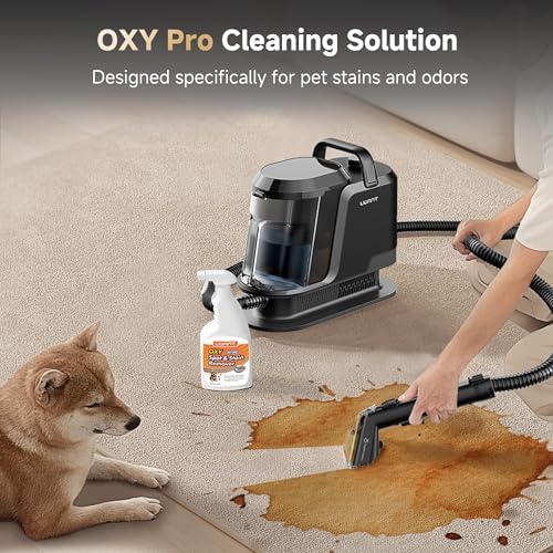 Uwant Carpet Cleaner Machine with Steam&Hot&Cold Water System 18Kpa Powerful Suction Upholstery Cleaner Machine with Pet Pro Cleaner for Pets, Carpet Steam Cleaner Set of 1 - Image 5