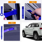 GOOACC GRC-90 Set 8PCS Auto Trim Scratch Removal Tool Car Audio Dash Panel Window Molding Fastener Remover Tool Kit-Blue - Image 6