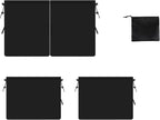 3PCS Car Window Shades Kit, UV Protection Privacy Sunshade Covers, Removable Divider Curtains & Side Window Shades, Universal Car Interior Accessories for Sleeping Traveling Camping - Image 2
