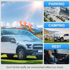 Windshield Sun Shade for Ford F150 F-150 F250 F350 F450 2015-2020 - Image 6