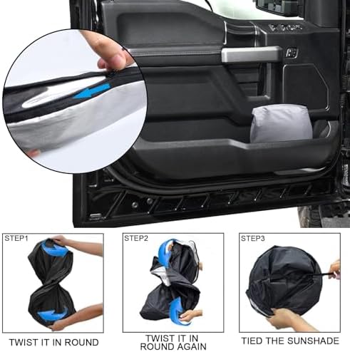 Foldable Front Windshield Sunshade fit for F150 2015-2020 - Image 4