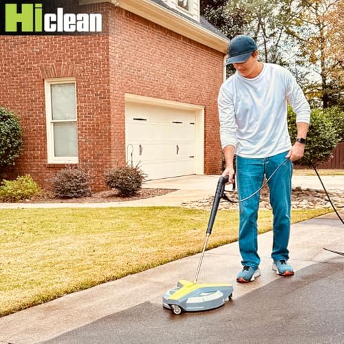 HiClean 15" Gas Pressure Washer Surface Cleaner with Wheels, Grey - Image 3