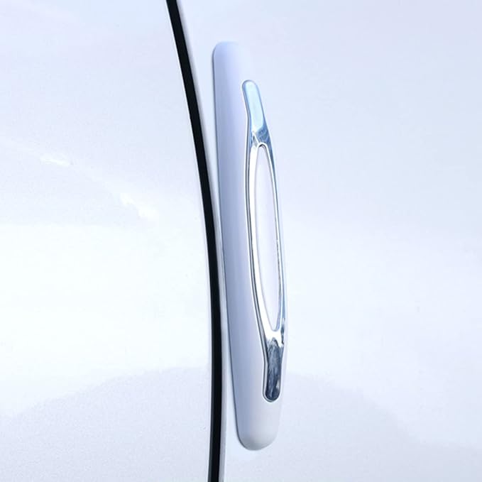 4 Pcs Car Door Edge Guards Car Side Door Protector Suitable for Various Car Pads Door Shock Absorbers-White - Image 3