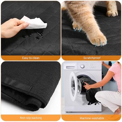 Dog Car Seat Cover for Back Seat for Mazda CX50 CX-50 CX5 CX-5 CX30 CX-30 | 2000-2026 2027 Accessories, Waterproof Non-Slip Pet Bench Backseat Covers - Image 5