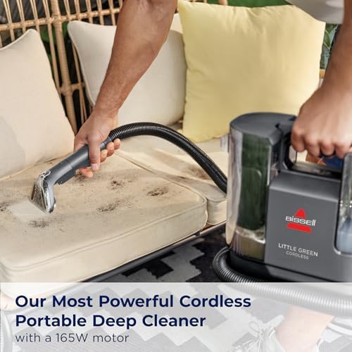 BISSELL Little Green Cordless Portable Carpet Cleaner, 3682 - Image 2