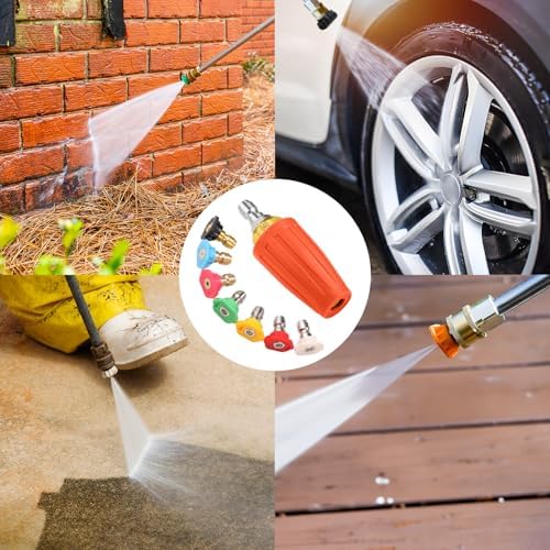 4000 PSI Orange Turbo Nozzle Pressure Washer with 7 Tips - Image 7