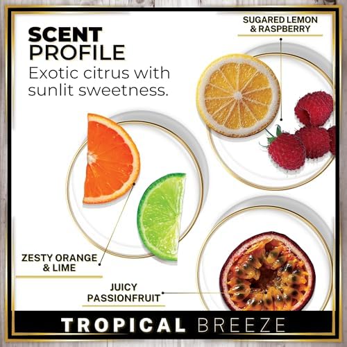 Urban Naturals Car Air Freshener Diffuser 3 Pack - Tropical Breeze Scent, 45+ Days Long Lasting Fragrance, Made in USA, Glass & Wood, Hanging Design + Vent Cip, Easy to Use - Image 4