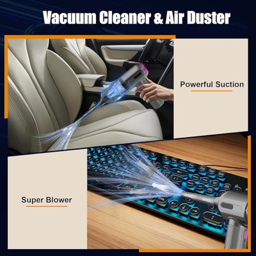 Hayousui 7000Pa Mini Handheld Vacuum,4-in-1 Cordless Car Vacuum Cleaner - Image 2