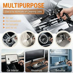 Tornado Car Cleaning Gun with 2 Set Nozzle, Air Blower Gun for Car Detailing with Brush, High Pressure Dry Cleaning Gun Quickly Blasts Dust & Dirt Works with Air Compressor - Image 3