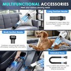 CKIKH Handheld Vacuum Cordless, 15000PA Hand Held Car Vacuum Cleaner - Image 3