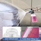 Foam Cannon for Pressure Washer with Dual Connector Accessory, FENG PAI Dual Lance Soap Cannon, Double Tip Soap Attachment for Foam Blaster, 1/4" Quick Connect, 3600 PSI - Image 7
