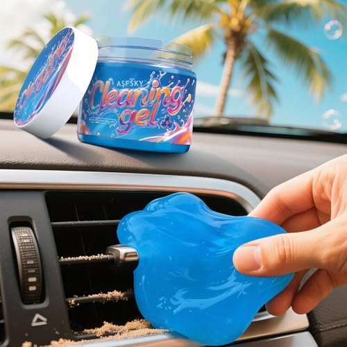 ASFSKY Car Cleaning Gel Cleaning Putty Universal Cleaning Gel Blueberry by ASFSKY