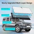 Windshield Sun Shade for Mercedes Benz G-Class G550 G55 G63 G65 1990-2018 - Image 3