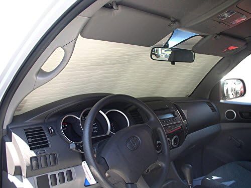 HeatShield, The Original Windshield Sun Shade, Custom-Fit for Toyota Tacoma Truck 2005-2015, Silver Series by HeatShield