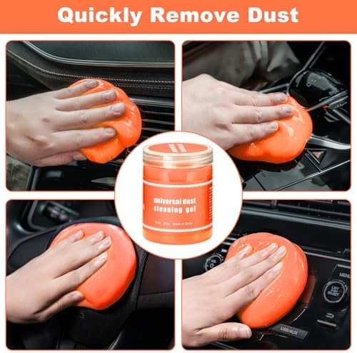 Windshield Cleaner Tool, 15Pcs Car Interior Cleaning Kit, Detailing Kit Cleaner, Detailing Brush, Cleaning Gel, Inside Cleaning Supplies Accessories for Trucks, SUVs, RVs Window - Image 5
