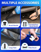 THINKWORK Car Detailing Kit with Foam Gun & Vacuum, 41Pcs Car Cleaning Supplies - Image 4