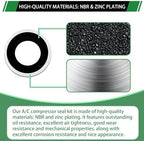 110PCS A/C Compressor Port Bonded Seal Gasket Kit, A/C Seal Washers - Image 5