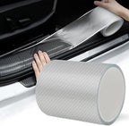 Storystore Car Door Edge Guards, 4In x 33Ft Door Sill Guard Protector, Anti-Scratch Adhesive Tape, Automotive Anti-Collision Strip for Car Door Edge/Front and Rear Bumper/Door Sill Protector | Trim-to-fit Carbon Fiber Protective Strip for Door Edges, B... by Storystore