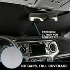 Windshield Sun Shade for Toyota Tacoma 2016-2023 - Image 4