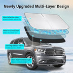 Windshield Sun Shade for Dodge Durango 2011-2026 Sunshade - Image 3