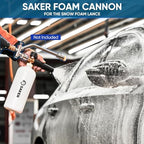 Saker Foam Cannon, 1/4 Inch Quick Connect, Power Washer Foam Cannon with 5 Pressure Washer Nozzles - Image 6