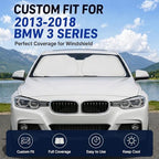 Custom Fit Windshield Sun Shade for BMW 3 Series 2013-2018 - Image 2