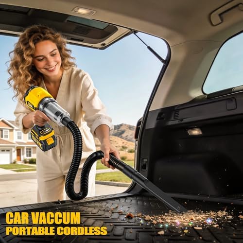 7-in-1 Cordless Vacuum Cleaner, Battery Powered Handheld Car Vacuum with 700W Brushless Motor, 50KPA High Power Suction & Blower for Home, Car, Pet Hair, Keyboard - Image 2
