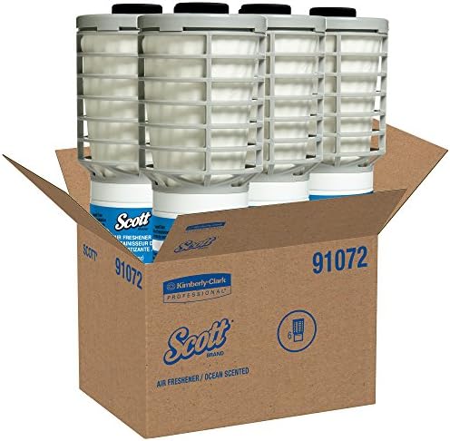 Scott Essential Air Freshener Refill (91072), Ocean, Automatic / Continuous Release, 6 Refills / Case - Image 4
