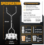 LidoDola 20'' Pressure Washer Surface Cleaner, Power Washer Accessory - Image 5