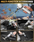 Saker Car Vacuum Portable 6-in-1 Cordless Vacuums, 20000PA SW102 Silver - Image 5